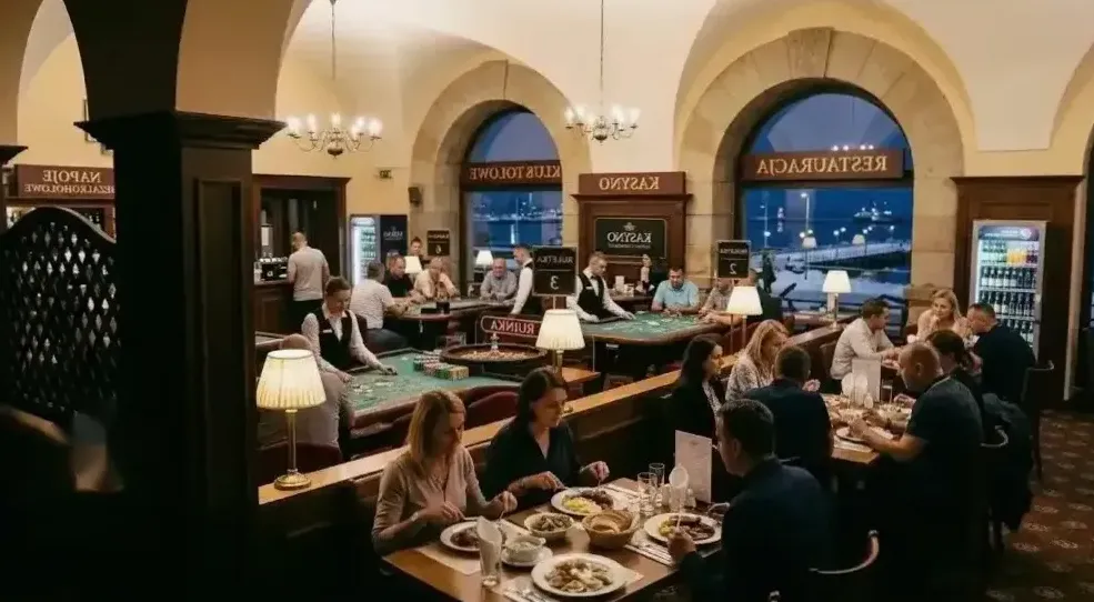 Sommelier przy stole degustacyjnym